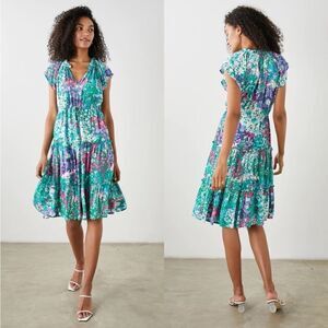 Rails Juni Gardenia Floral Dress Small NWT